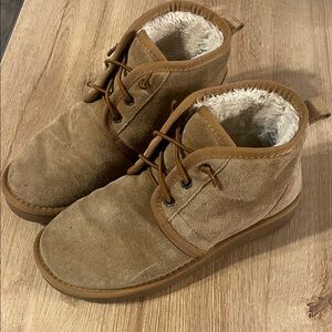 Aspen Sheepskin Suede Lace Up Ankle Bootie